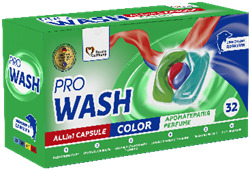 Засіб для прання у вигляді капсул "Color" "ProWash" 32шт